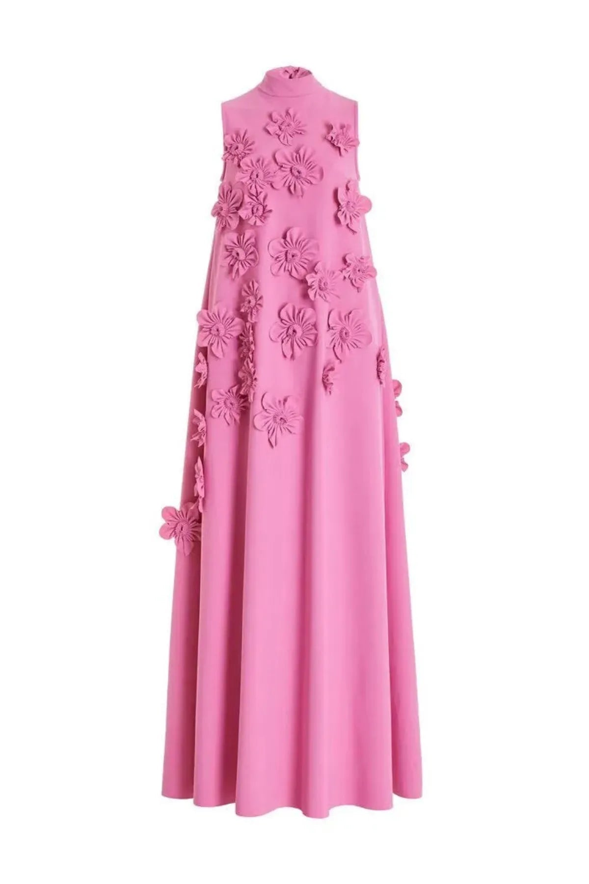 Flower Embellished Sleeveless Maxi Dress 6