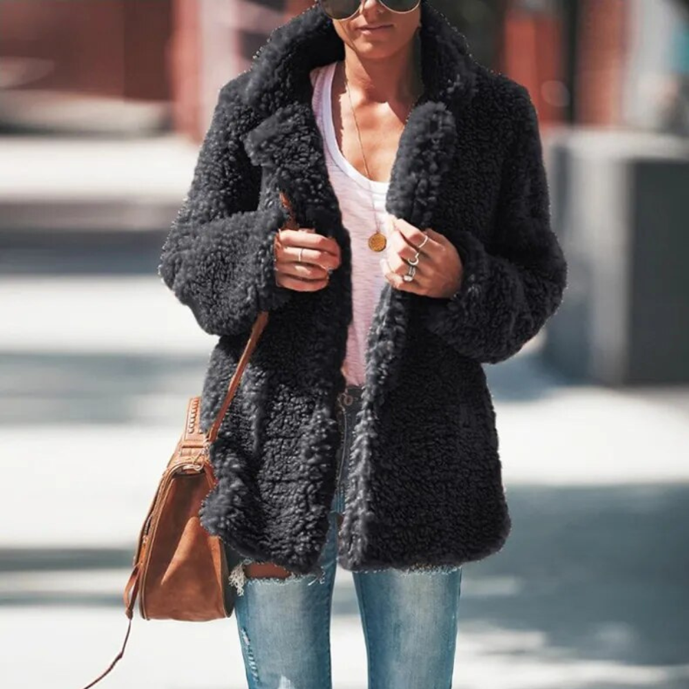 Fuffy Women's Faux Fur Coat 4