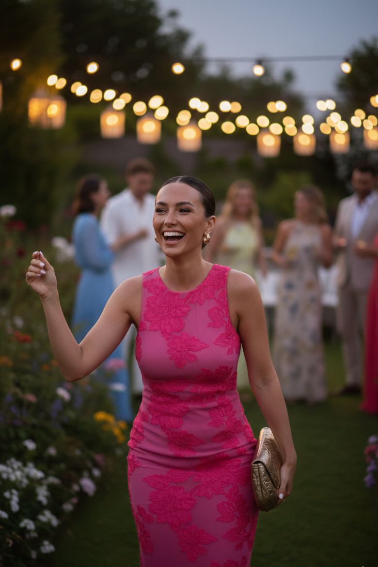 Floral Embroidered Sleeveless Maxi Dress