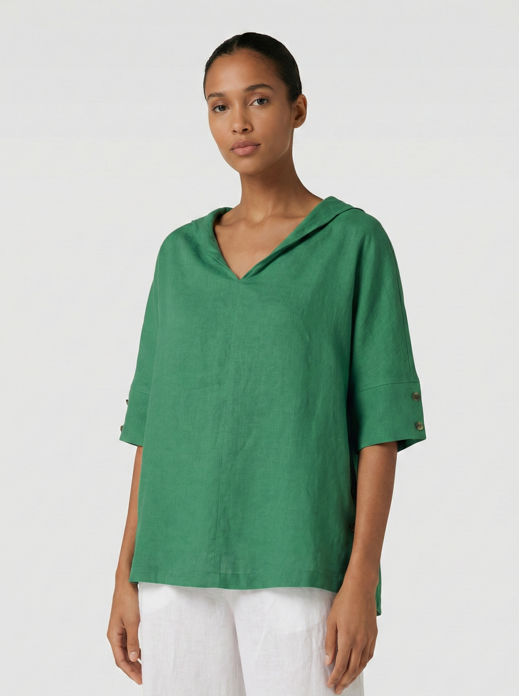 Women's Relaxed Linen Top