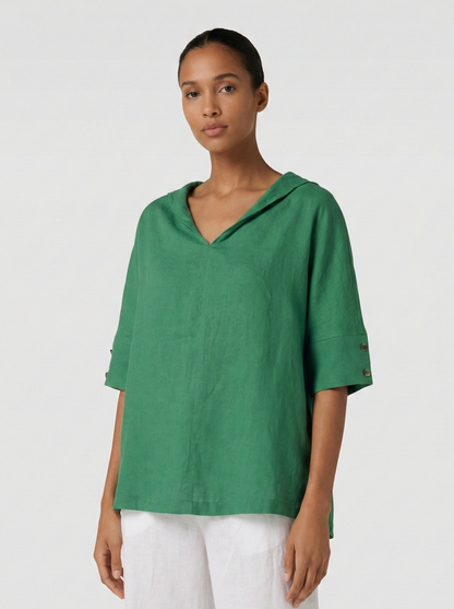 Women's Relaxed Linen Top
