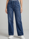 Women’s Elastic Waist Denim Trousers