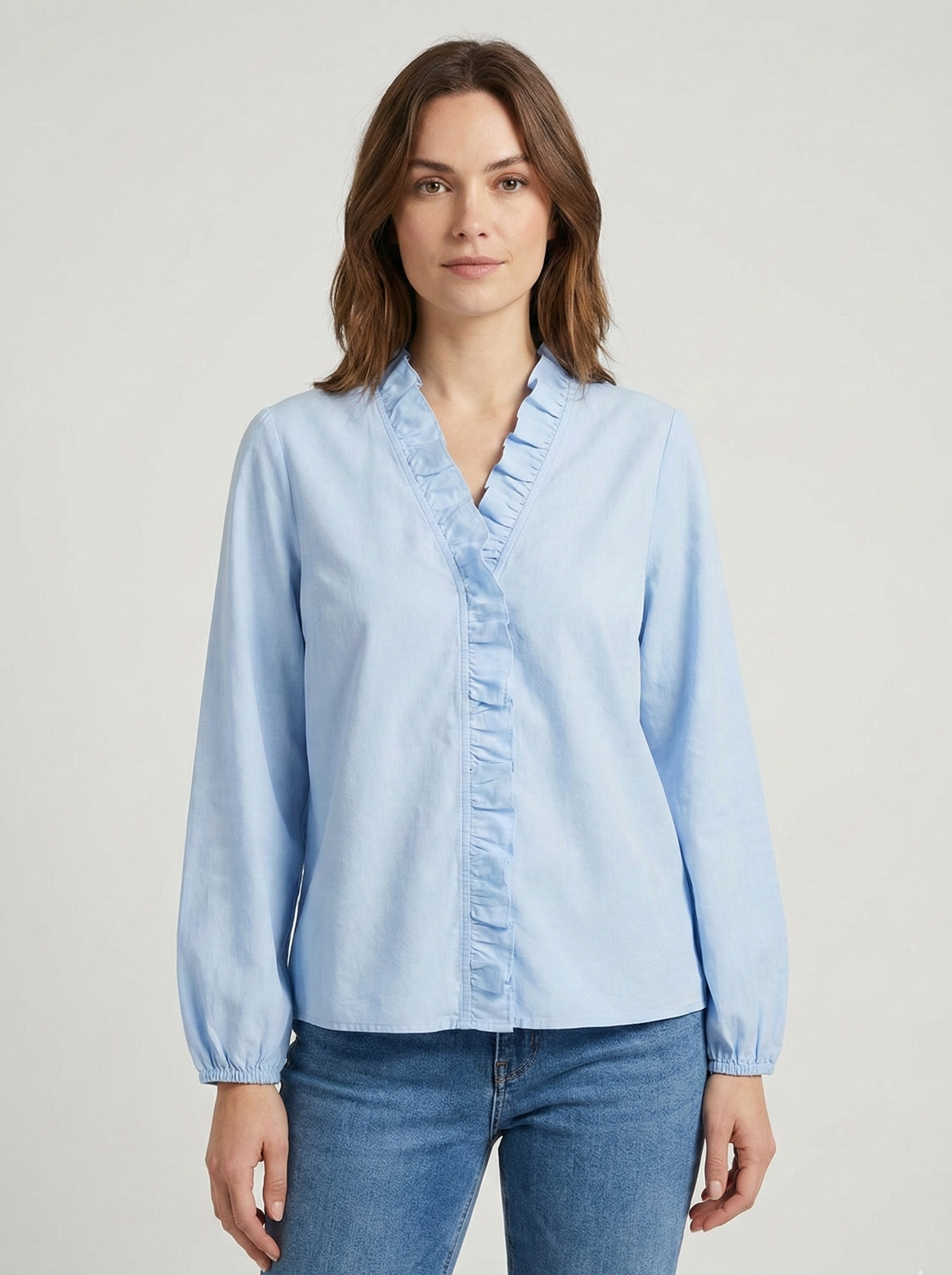 Women's Romantic Ruffle Blouse