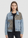 Denim Jacket with Statement Panel Design