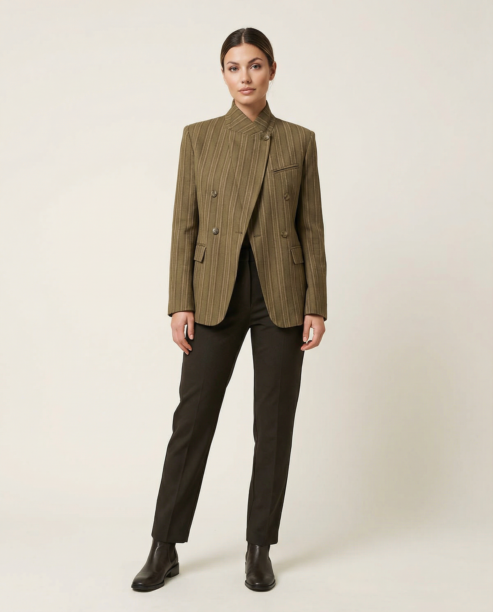 Modern Woman Oversized Blazer – Comfortable Loose Fit with Pockets for Effortless Styling