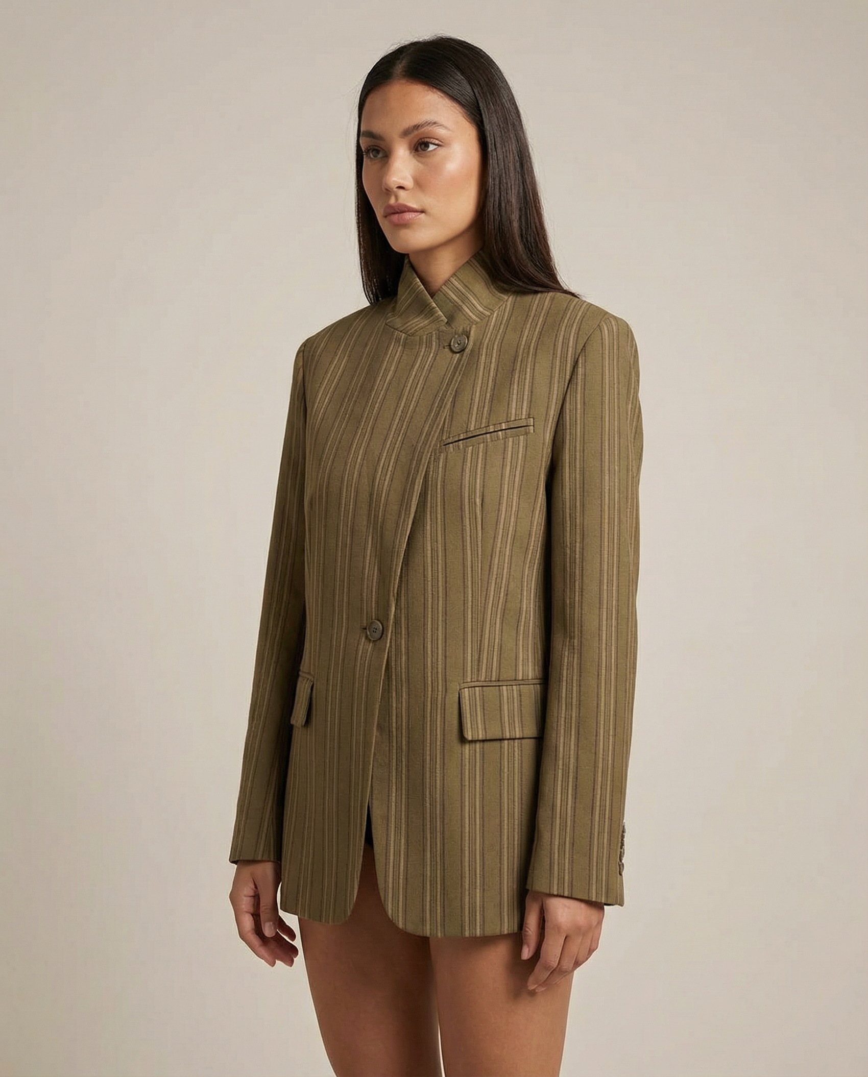 Modern Woman Oversized Blazer – Comfortable Loose Fit with Pockets for Effortless Styling