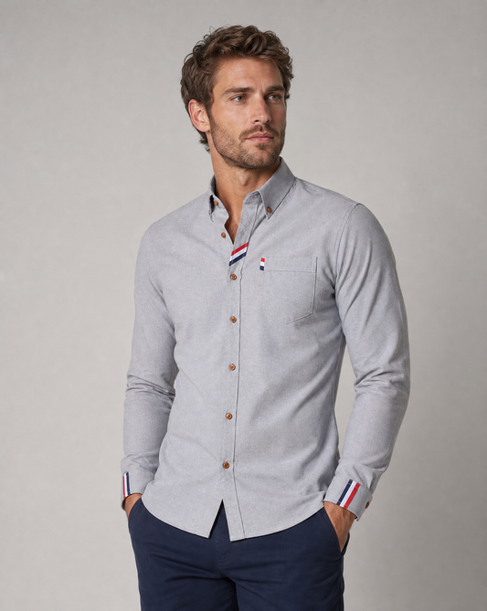 Men's Casual Classic Long Sleeve Shirt
