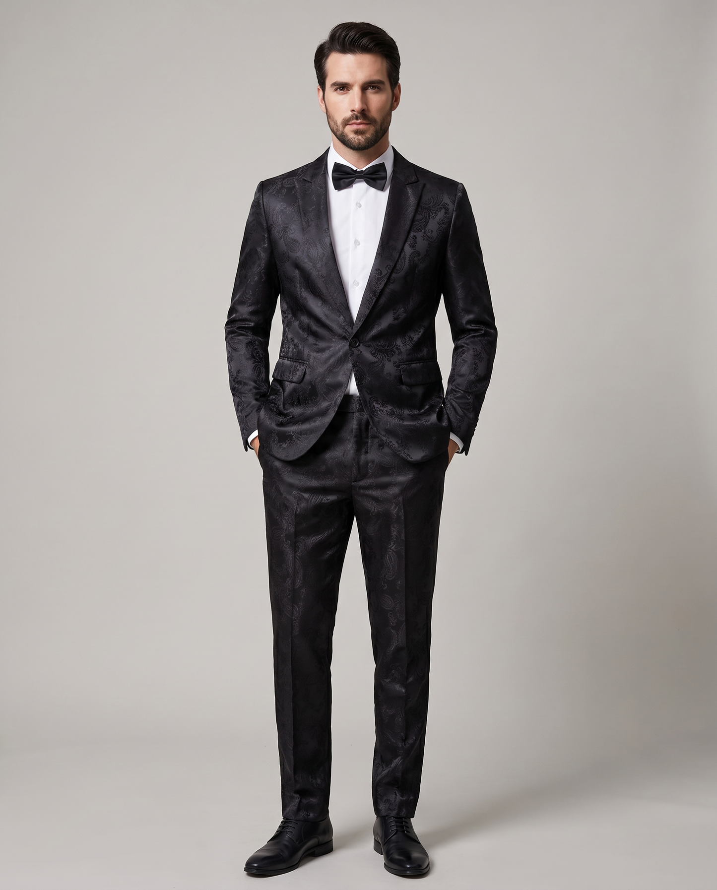 Herren Leichter Slim Fit Zweiteiliger Anzug