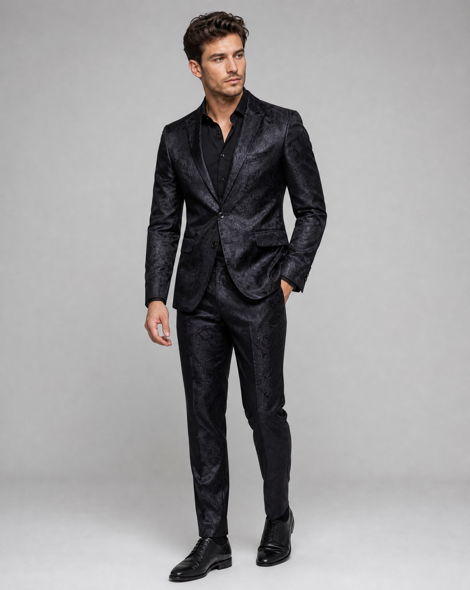 Men's Lightweight Slim Fit Two-Piece Suit