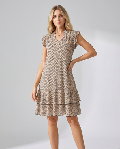 Abito estivo elegante con scollo a V | Abbigliamento femminile raffinato