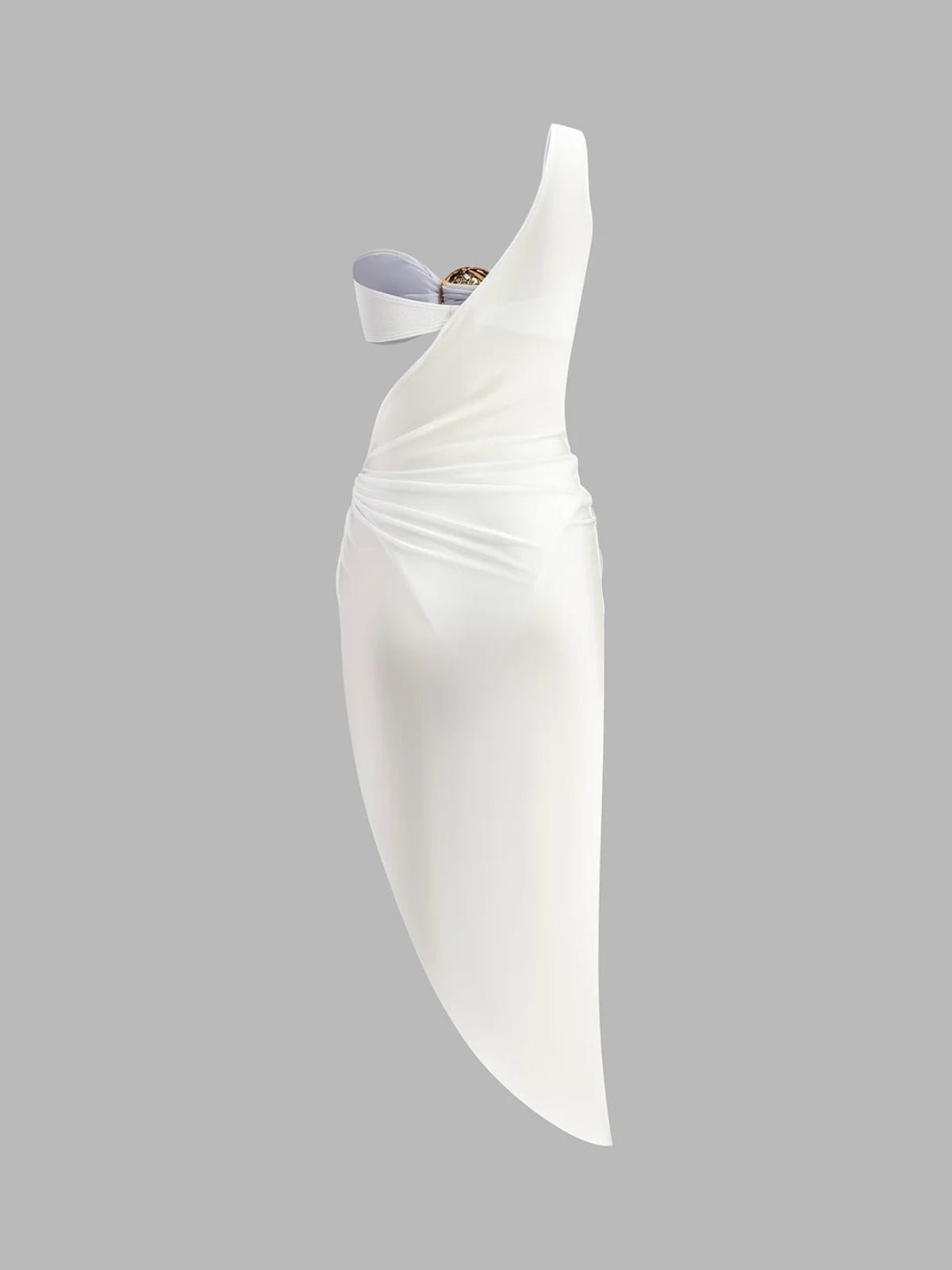 Gold Detail Three-piece Cut-Out dress 6