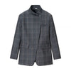 HH 2026 Plaid Blazer – Chic Single Button Versatile Jacket 6