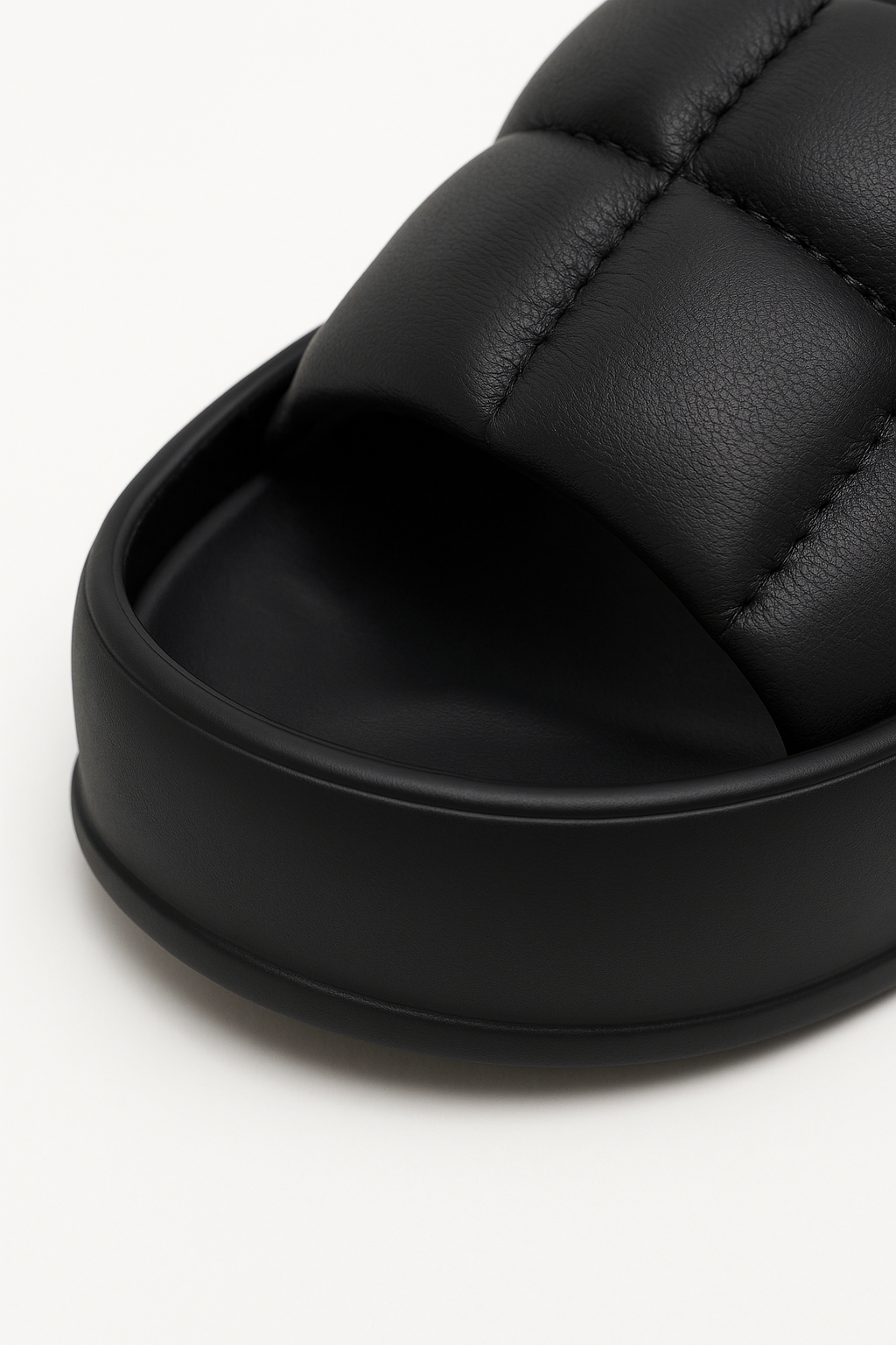 Handmade Sheepskin Leather Platform Sandals 3