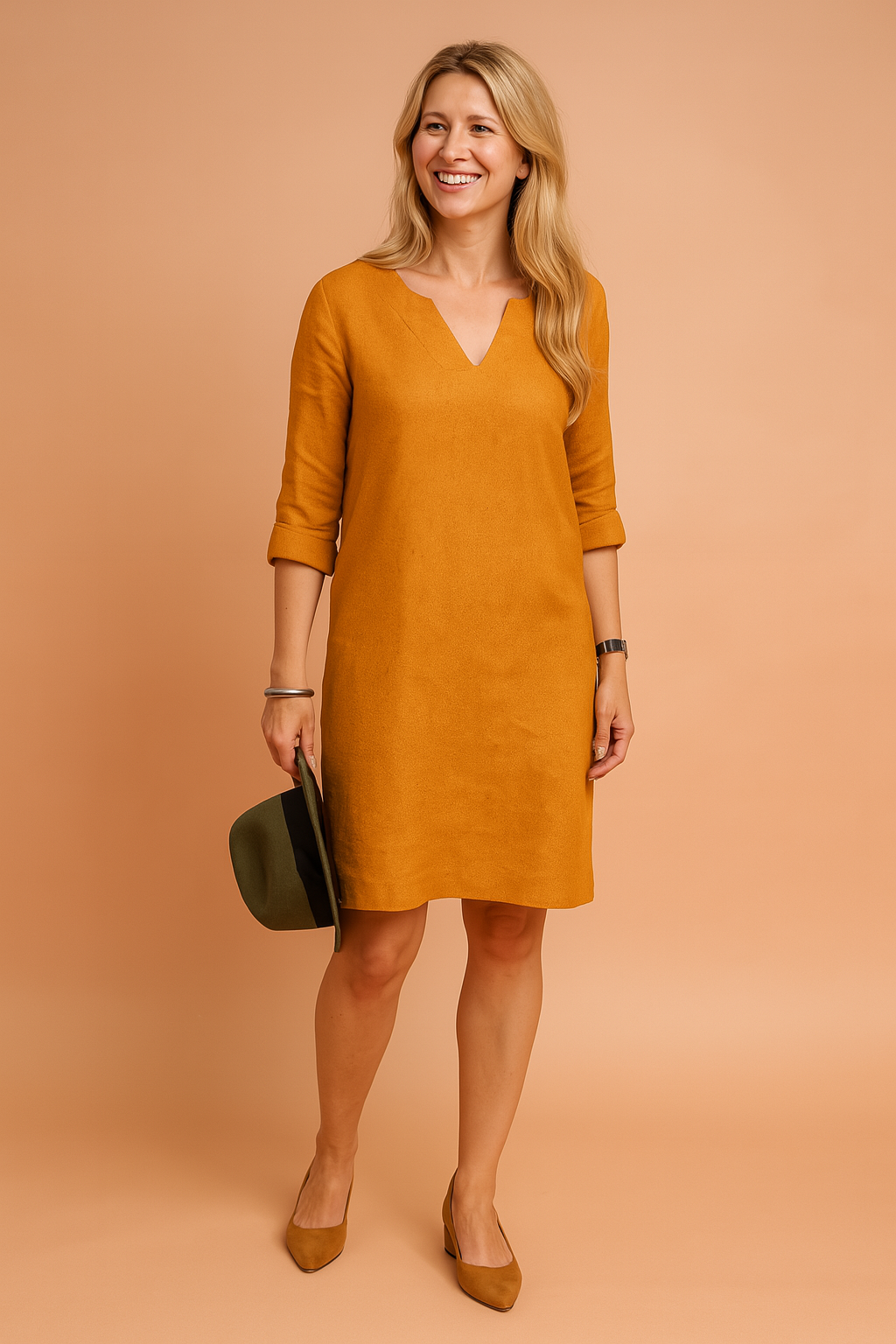 Isabela White Dress for Women – Elegant V-Neckline for Effortless Summer Style 3