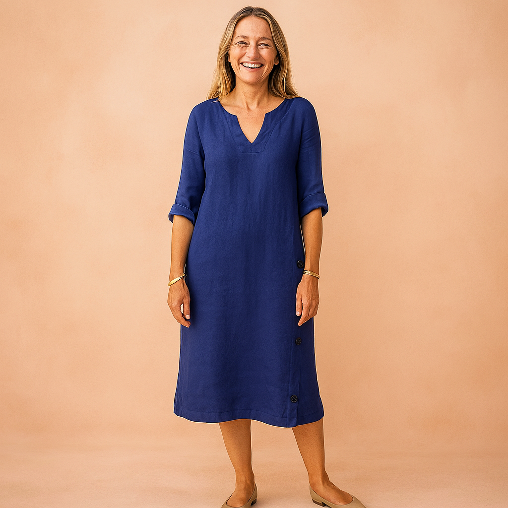 Isabela White Dress for Women – Elegant V-Neckline for Effortless Summer Style 6