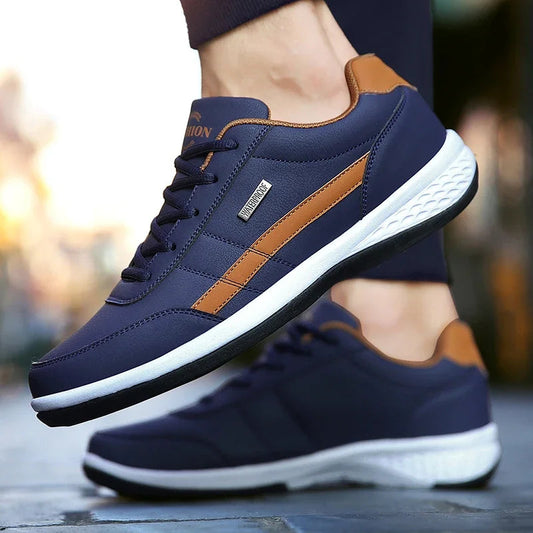 Italian Casual Sneakers – Breathable Leather Design for Everyday Comfort 1