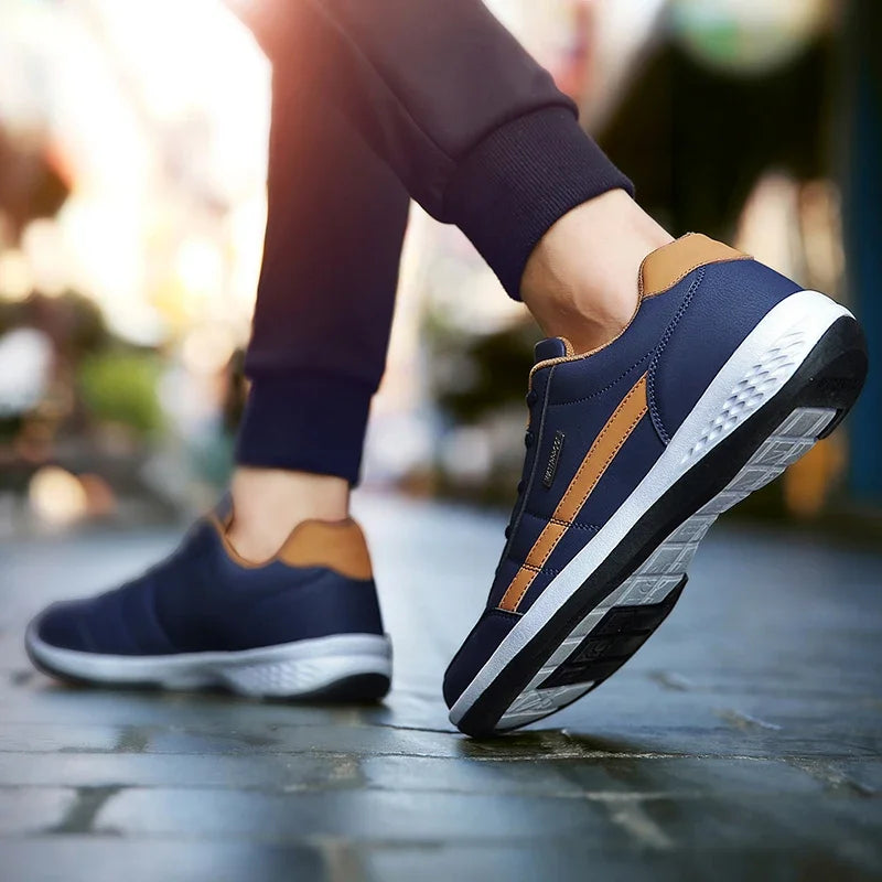 Italian Casual Sneakers – Breathable Leather Design for Everyday Comfort 3