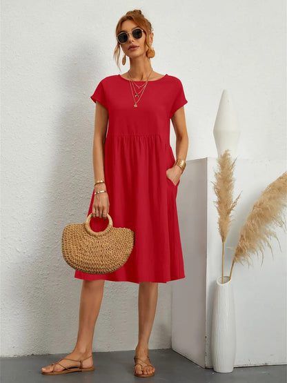 Kiara | Stylish Casual Pocket Dress for Everyday Comfort 0