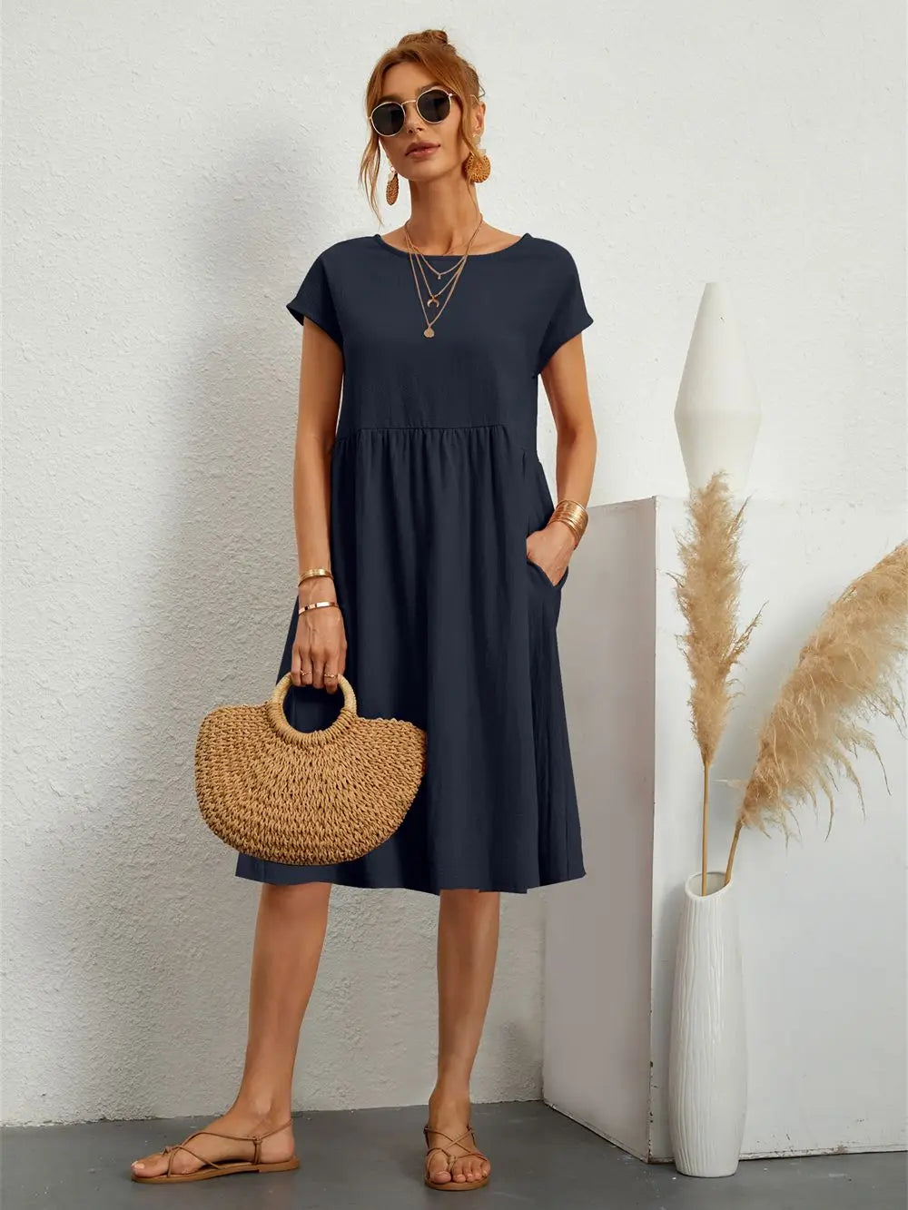 Kiara | Stylish Casual Pocket Dress for Everyday Comfort 5