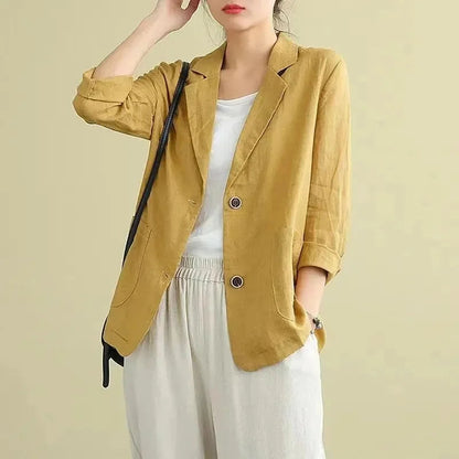 Korean Mens Blazer Jacket – Lightweight Loose Fit for Versatile Styling 0