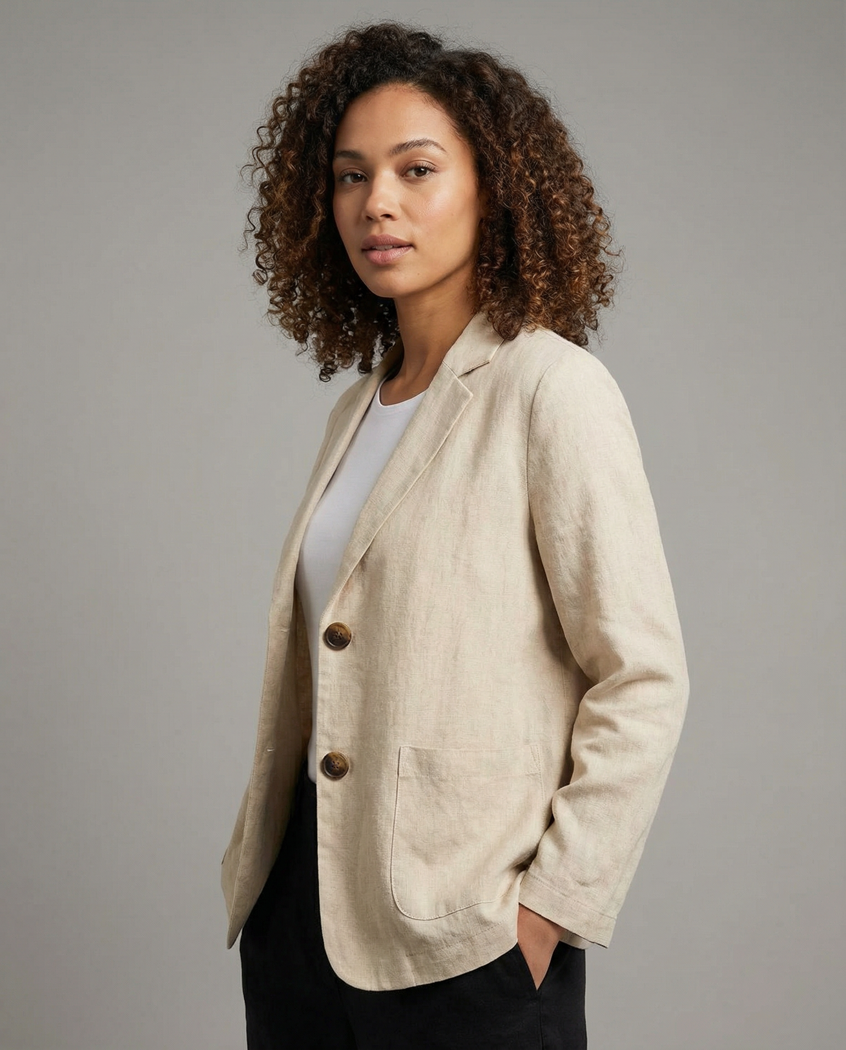 Korean Mens Blazer Jacket – Lightweight Loose Fit for Versatile Styling 1