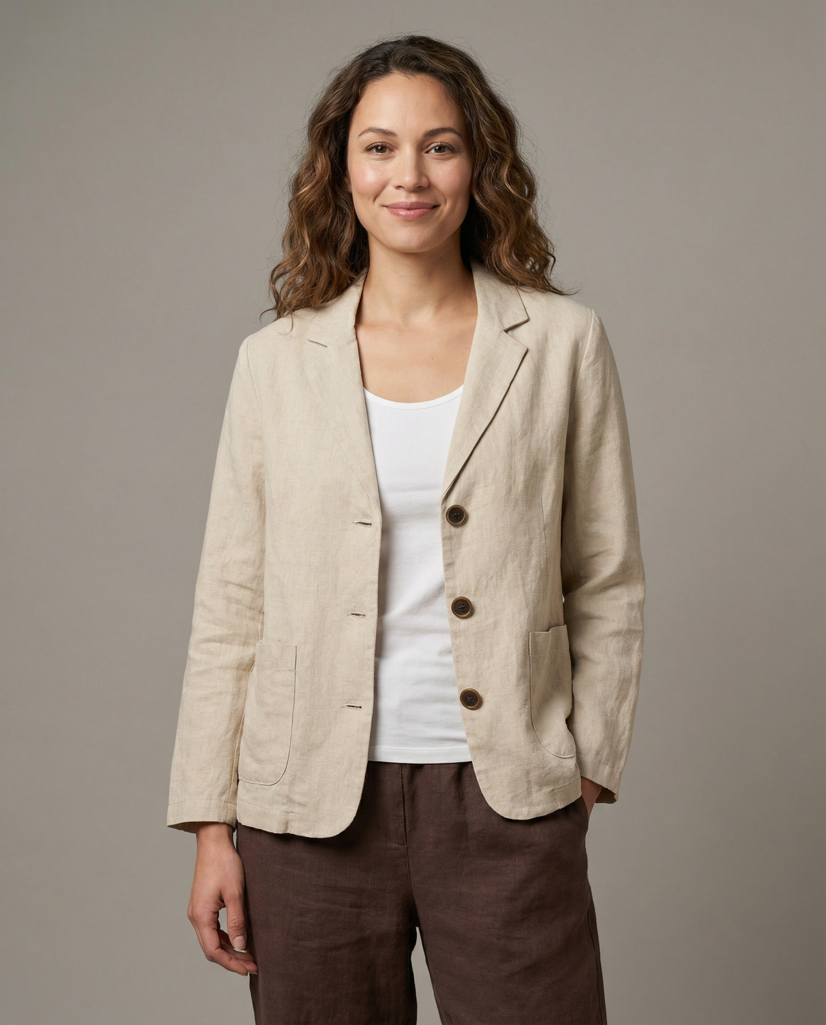 Korean Mens Blazer Jacket – Lightweight Loose Fit for Versatile Styling 2