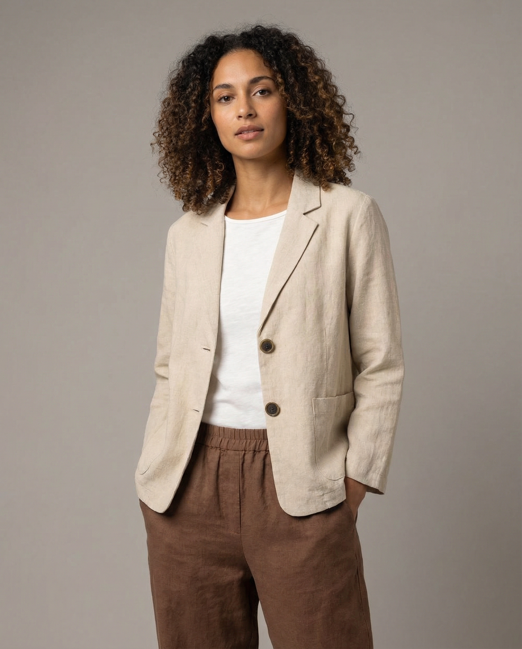 Korean Mens Blazer Jacket – Lightweight Loose Fit for Versatile Styling 3