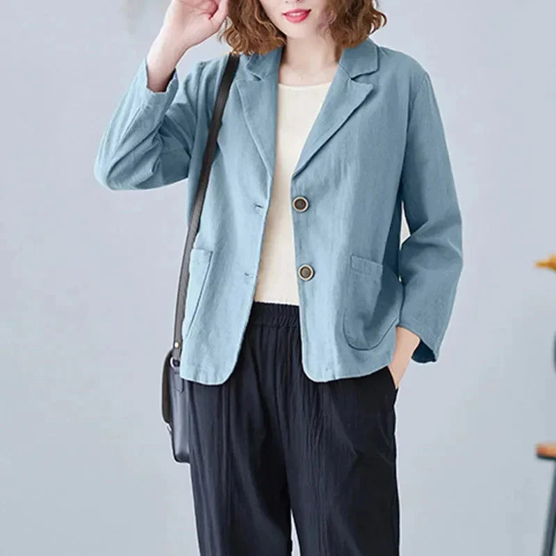 Korean Mens Blazer Jacket – Lightweight Loose Fit for Versatile Styling 6