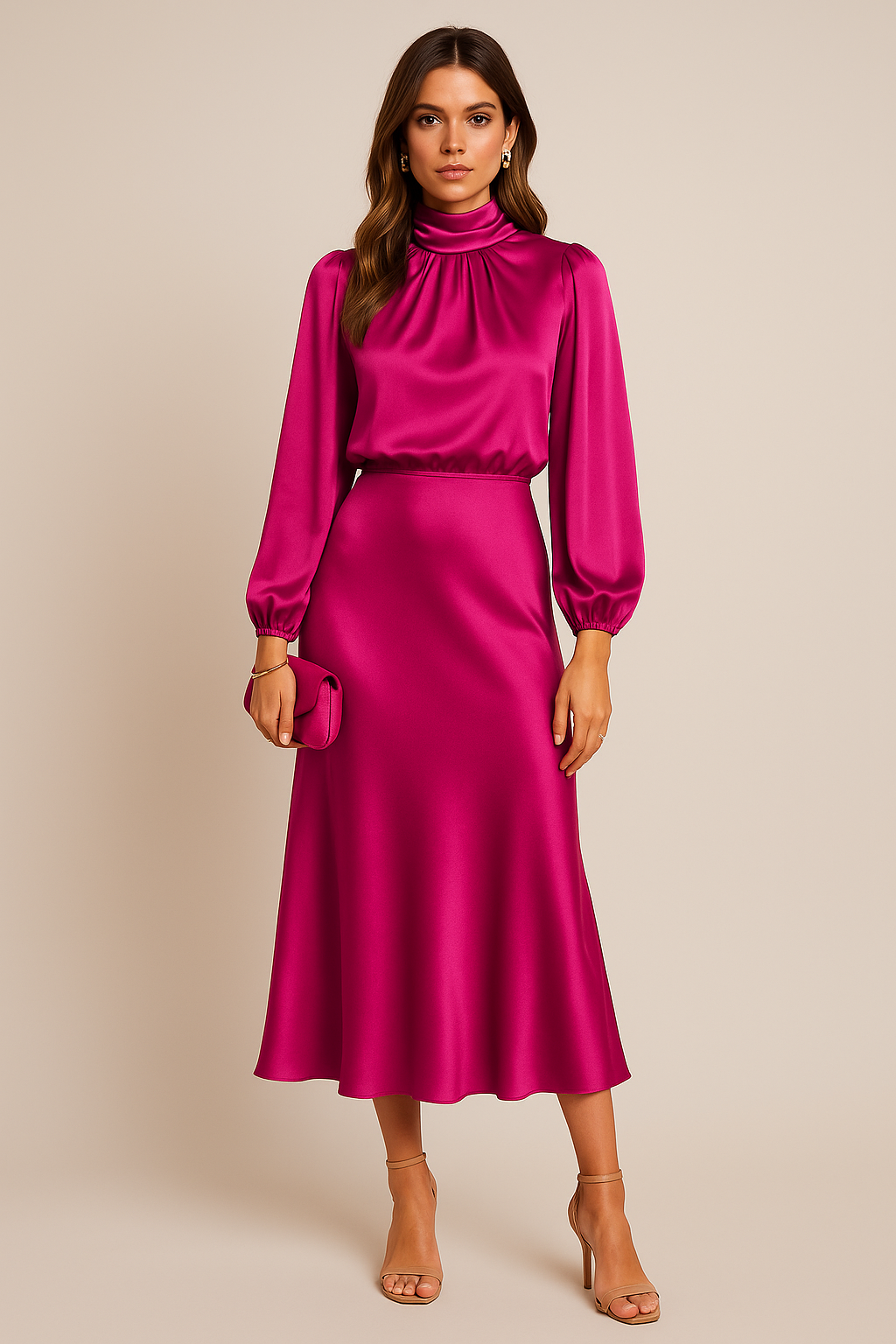 Kriz | High Waist Midi Dress 7