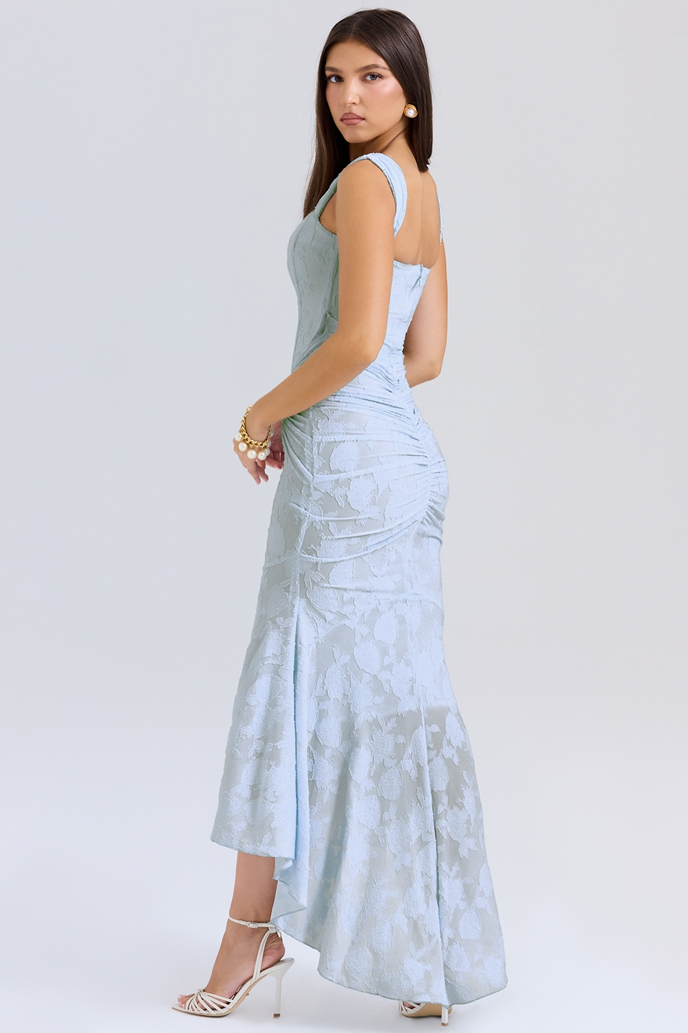 Lace Corset Maxi Dress 2