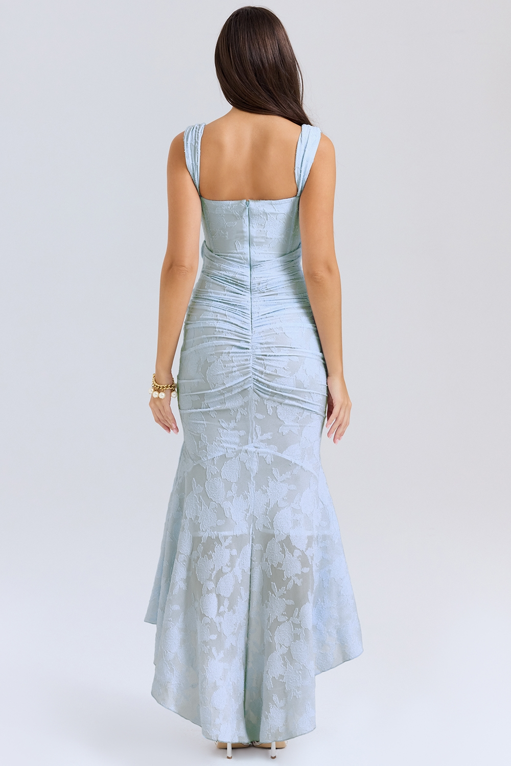 Lace Corset Maxi Dress 3