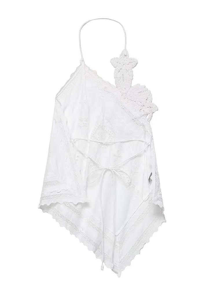 Lace Halter Top – Feminine Summer Statement Top for Women 3
