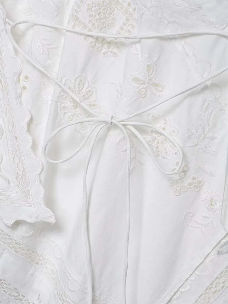 Lace Halter Top – Feminine Summer Statement Top for Women 4