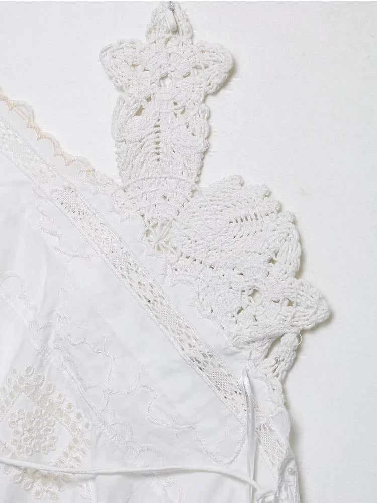Lace Halter Top – Feminine Summer Statement Top for Women 5