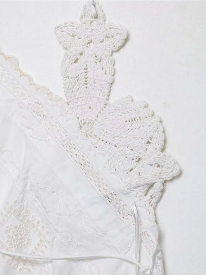 Lace Halter Top – Feminine Summer Statement Top for Women 5