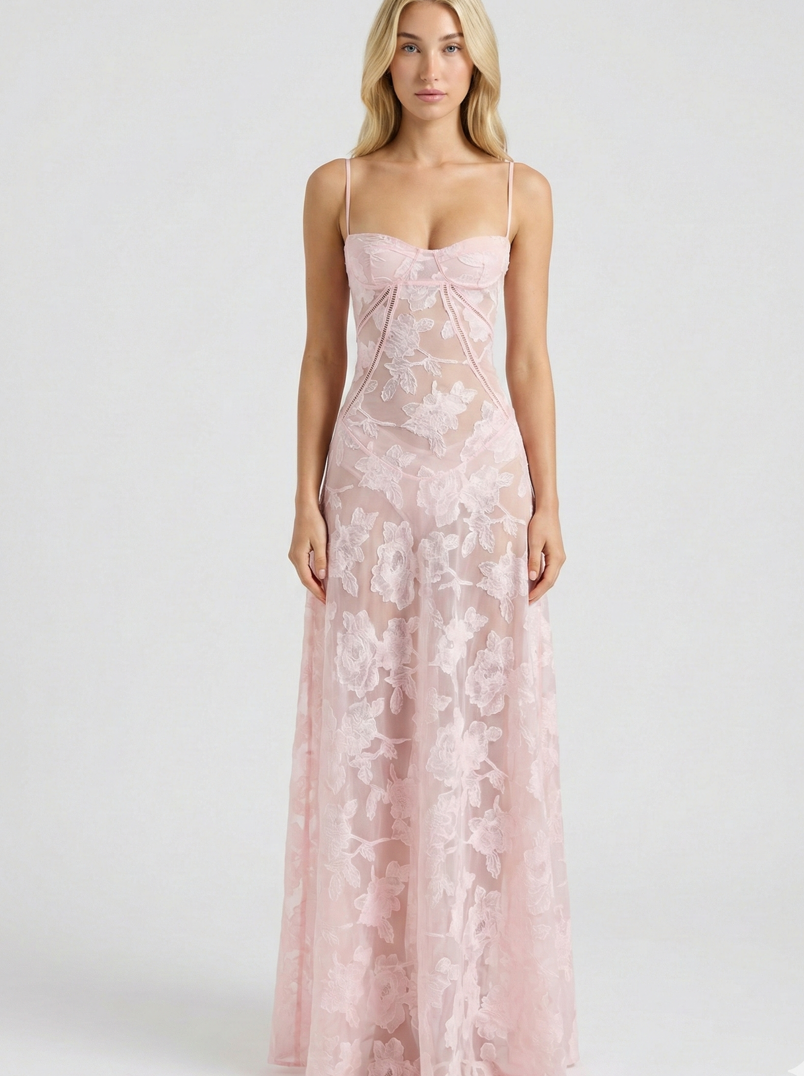 Lace Maxi Dress – Romantic Elegant Occasion Dress for Women 0