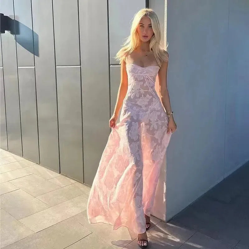 Lace Maxi Dress – Romantic Elegant Occasion Dress for Women 1