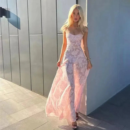 Lace Maxi Dress – Romantic Elegant Occasion Dress for Women 1