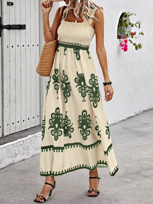 Lauren | Summer Bohemian Long Dress - High-Quality Fabric 0