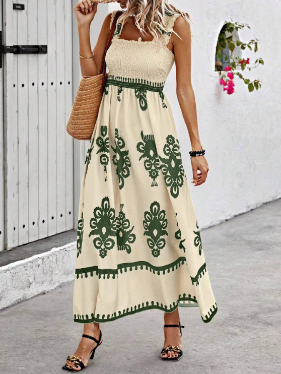 Lauren | Summer Bohemian Long Dress - High-Quality Fabric 1