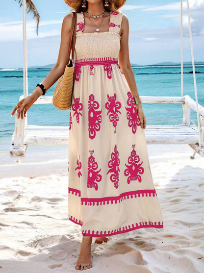 Lauren | Summer Bohemian Long Dress - High-Quality Fabric 9
