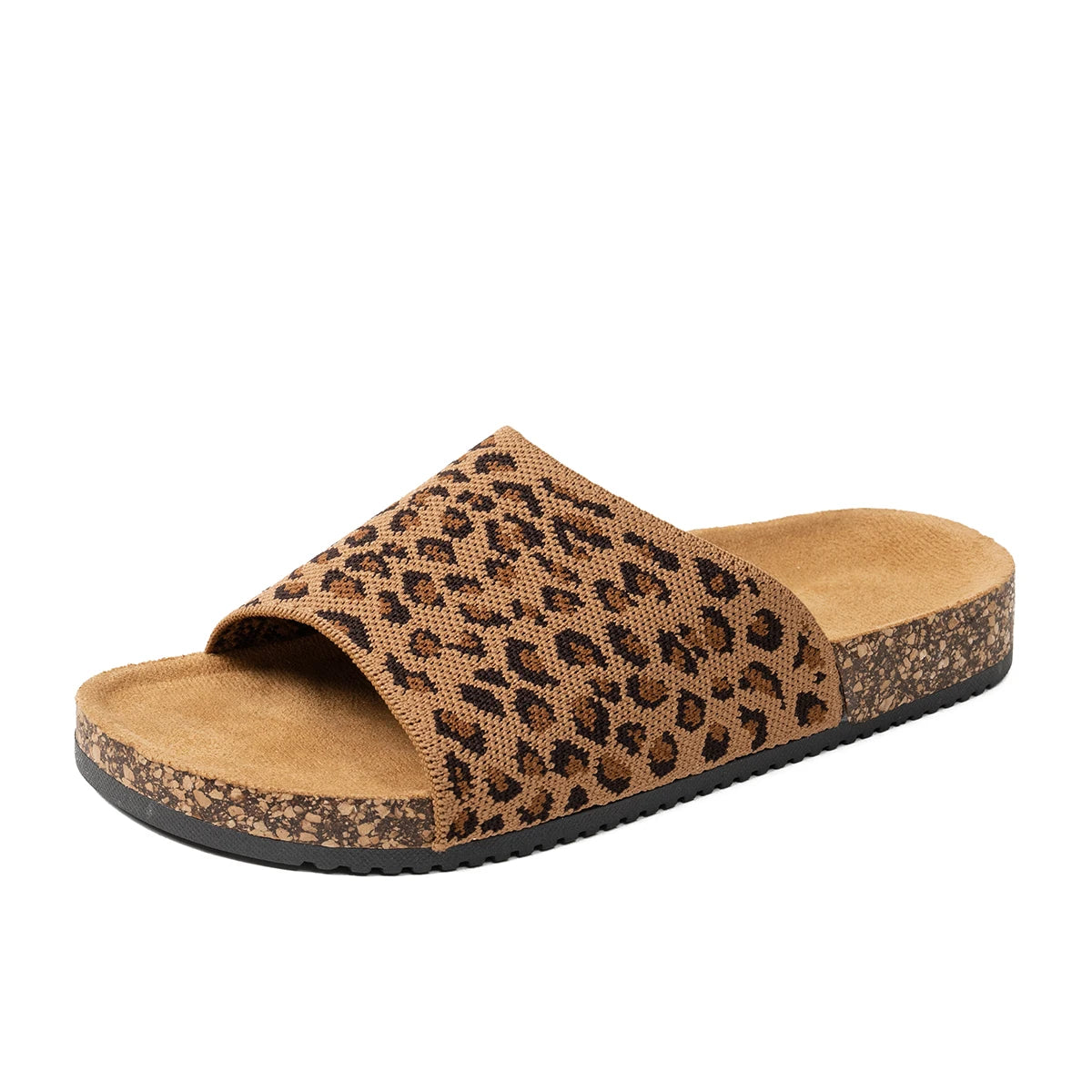 Leopard Print Sandals – Stylish Open-Toe Design for Warm Weather 0
