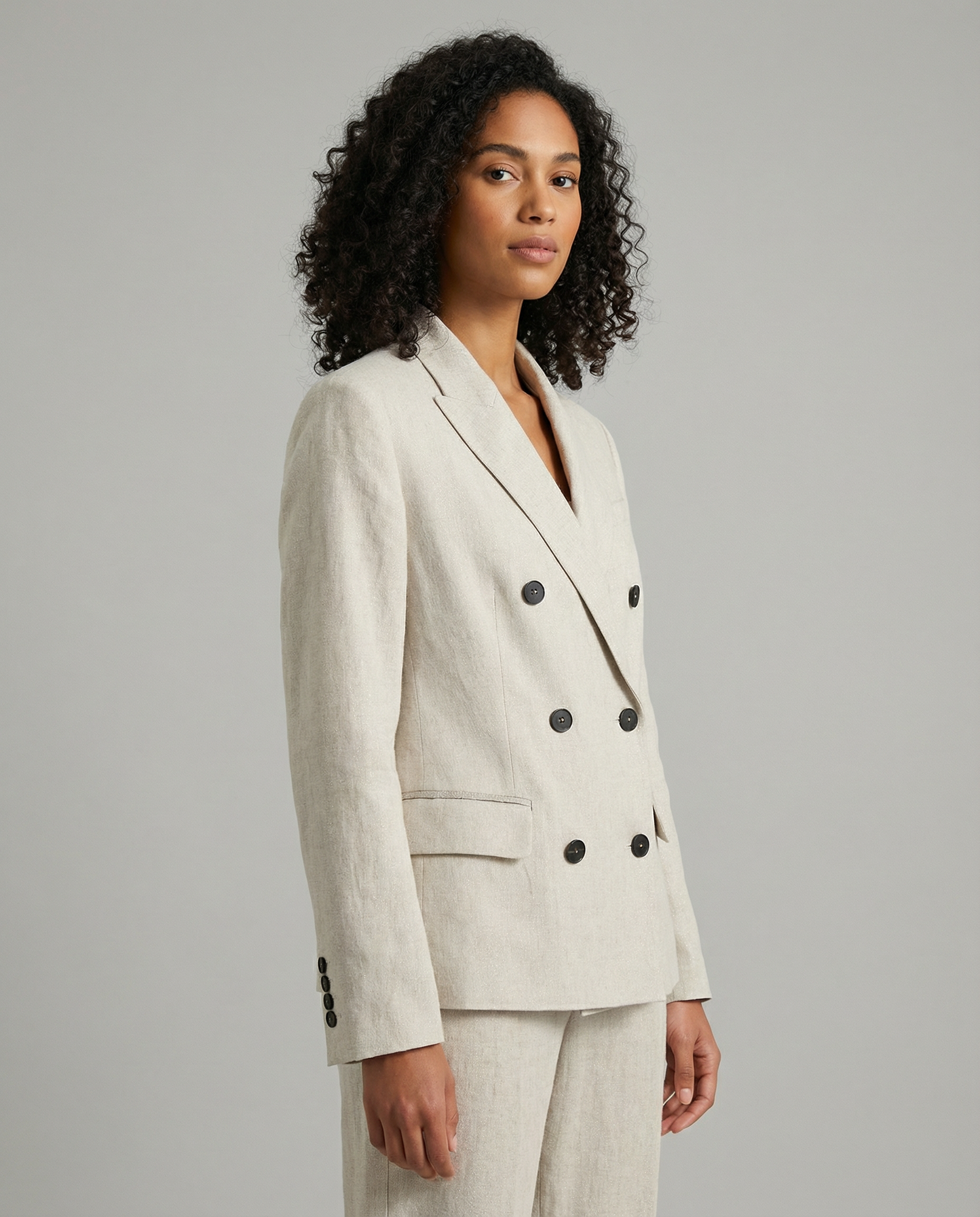 Linen Blazer Jacket – Chic Breathable Summer Style 0