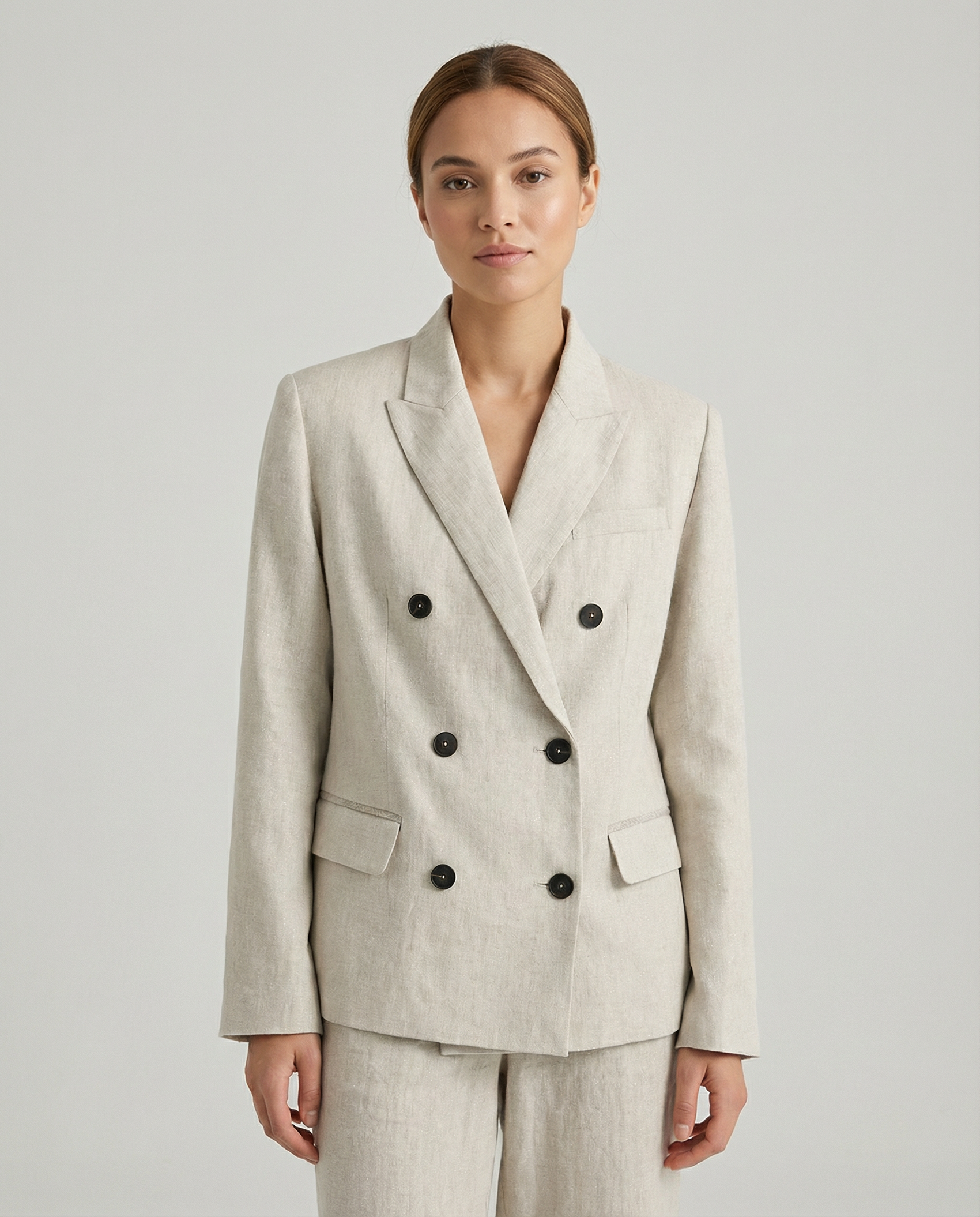 Linen Blazer Jacket – Chic Breathable Summer Style 2