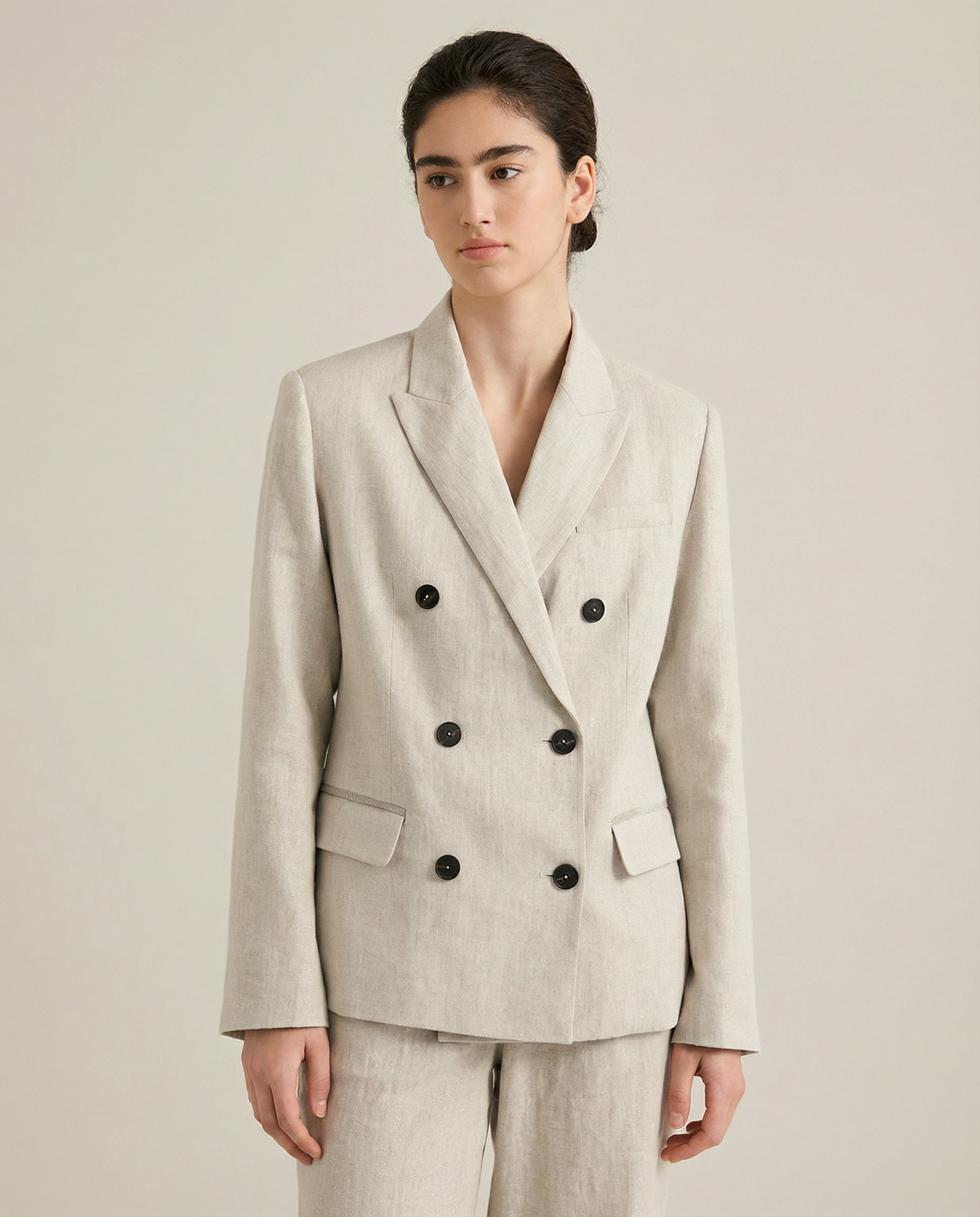 Linen Blazer Jacket – Chic Breathable Summer Style 3