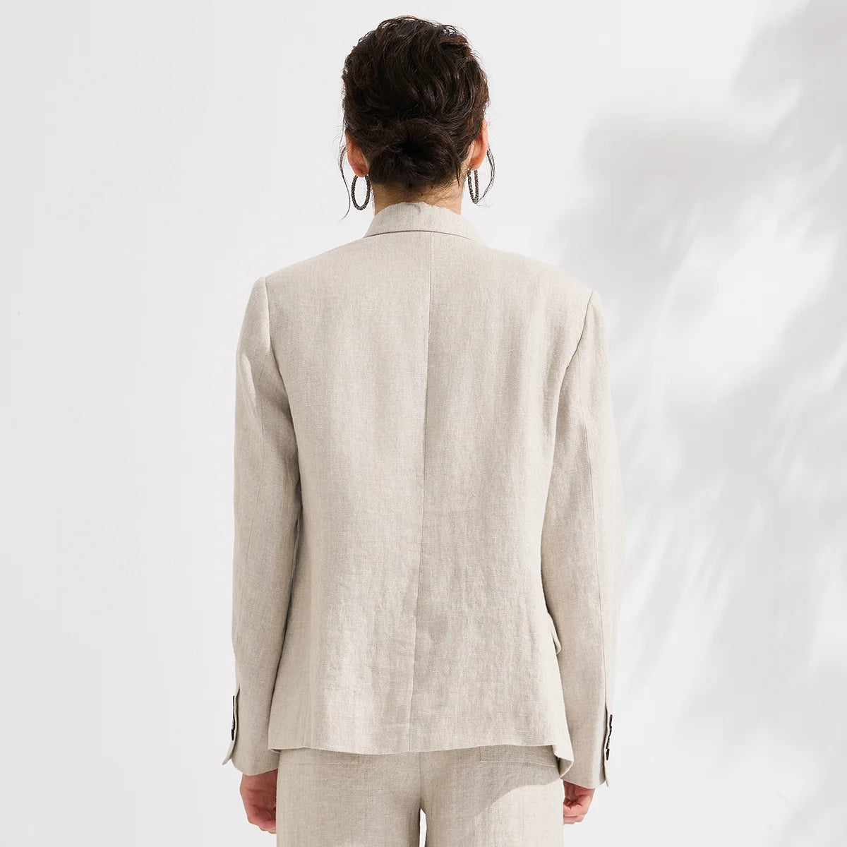 Linen Blazer Jacket – Chic Breathable Summer Style 4