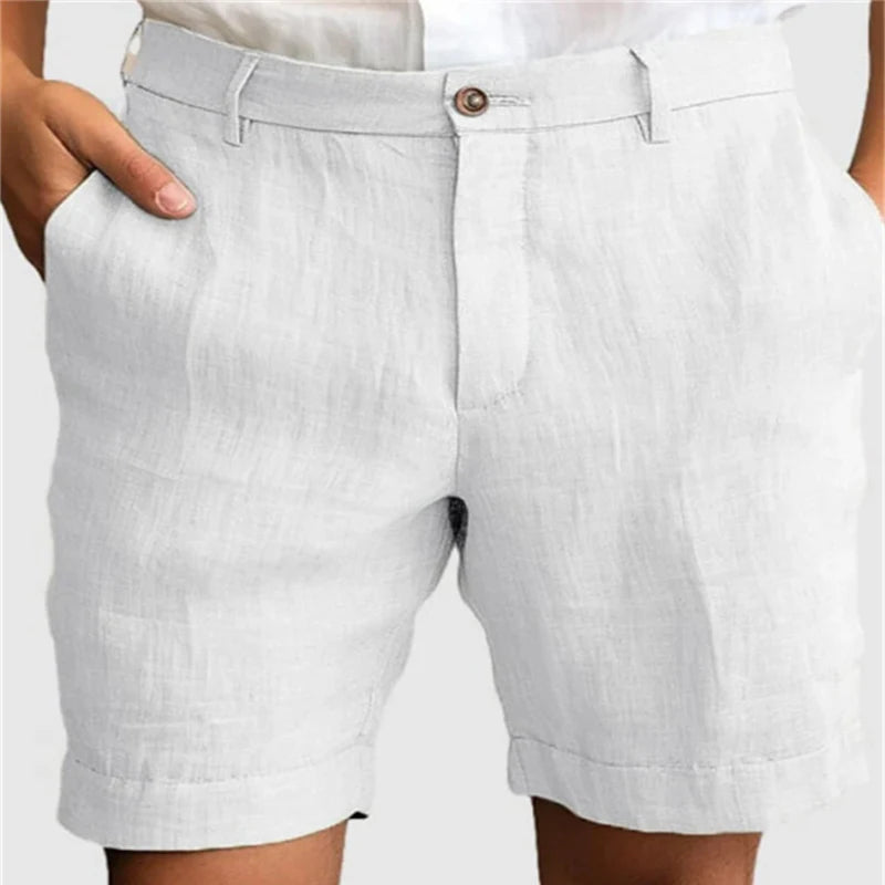 Linen Casual Shorts – Breathable Loose Fit for Summer Comfort 3