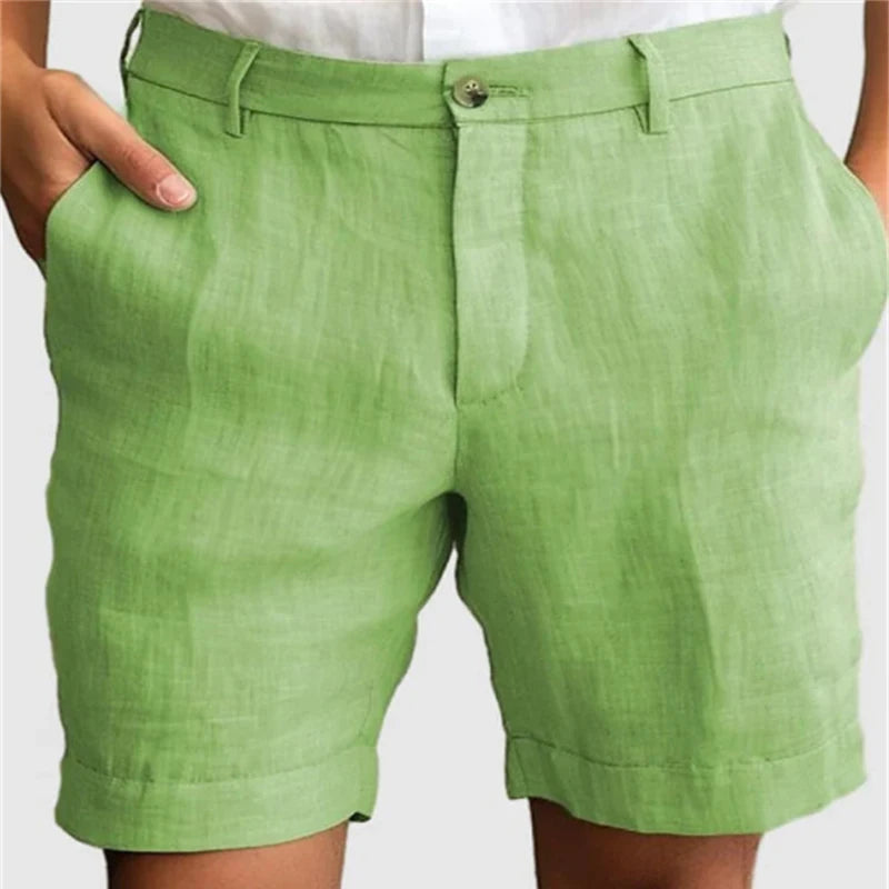Linen Casual Shorts – Breathable Loose Fit for Summer Comfort 8