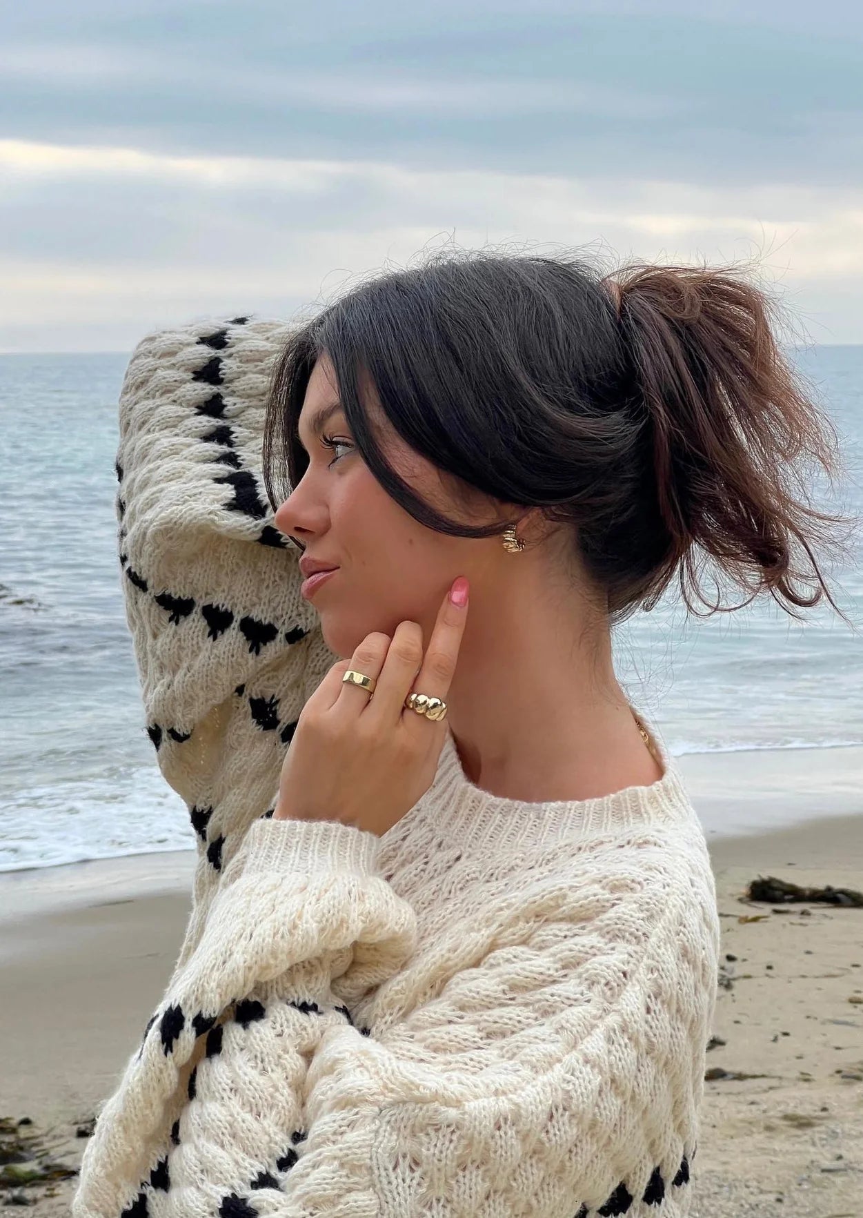 Lucy Textured Knit Sweater 4