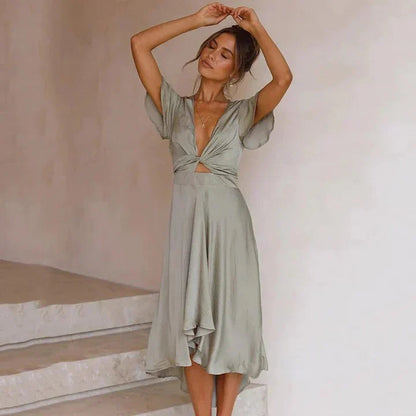 Luna Flowing vintage Cocktail dress 4
